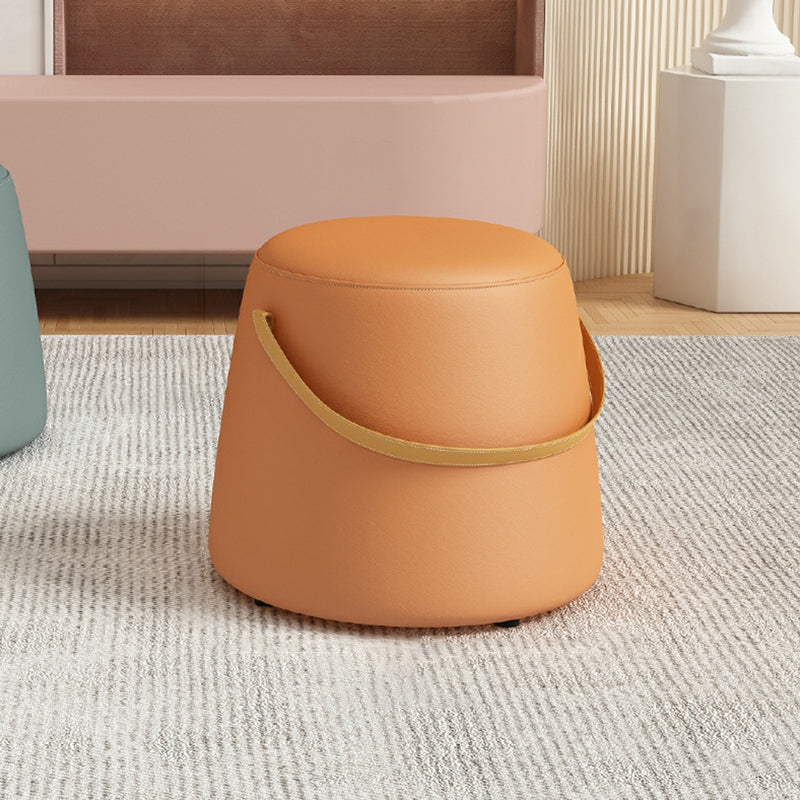 Canapé rond contemporain ottoman coton coton coton cible résistant à l'eau pouf