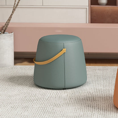 Canapé rond contemporain ottoman coton coton coton cible résistant à l'eau pouf