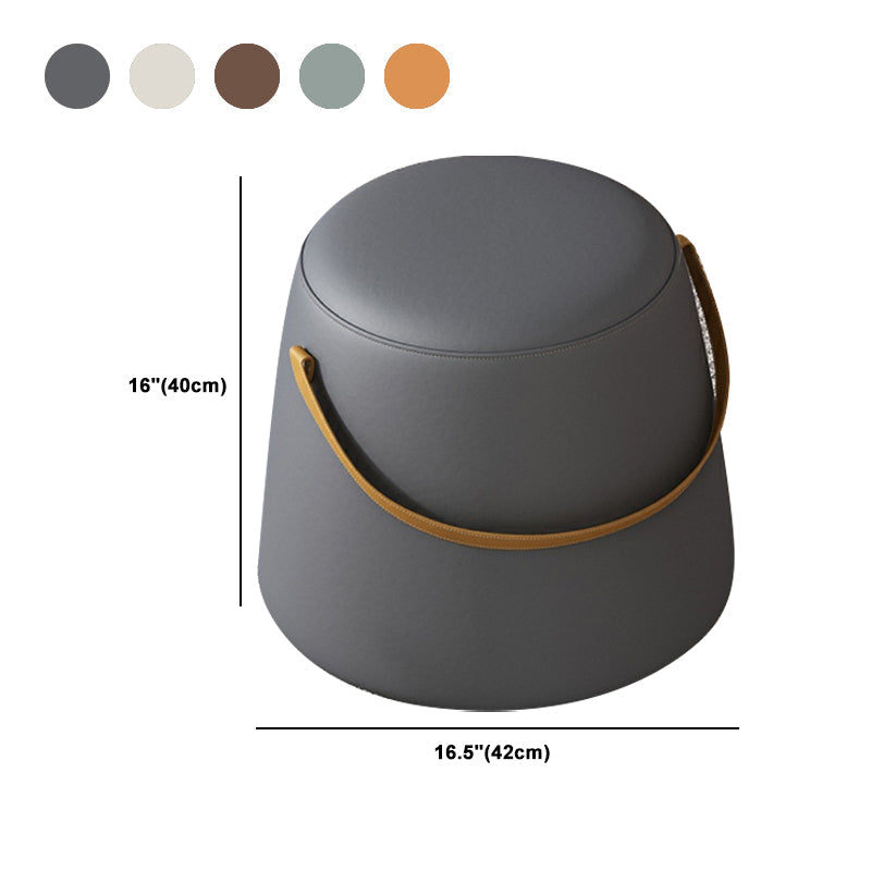 Canapé rond contemporain ottoman coton coton coton cible résistant à l'eau pouf