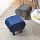 Modern Stain Resistant Standard Oval Dark Blue Velvet Indoor Pouf Clearhalo 'furn' 'furn_ottomans_poufs' 'Furniture' 'Living Room Furniture' 'Ottomans & Poufs' 'ottomans_poufs' 5518562