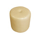 Classic Round Ottoman Pure Color Genuine Leather Water Resistant Ottoman Stool Beige 1 Piece Clearhalo 'furn' 'furn_ottomans_poufs' 'Furniture' 'Living Room Furniture' 'Ottomans & Poufs' 'ottomans_poufs' 5518618