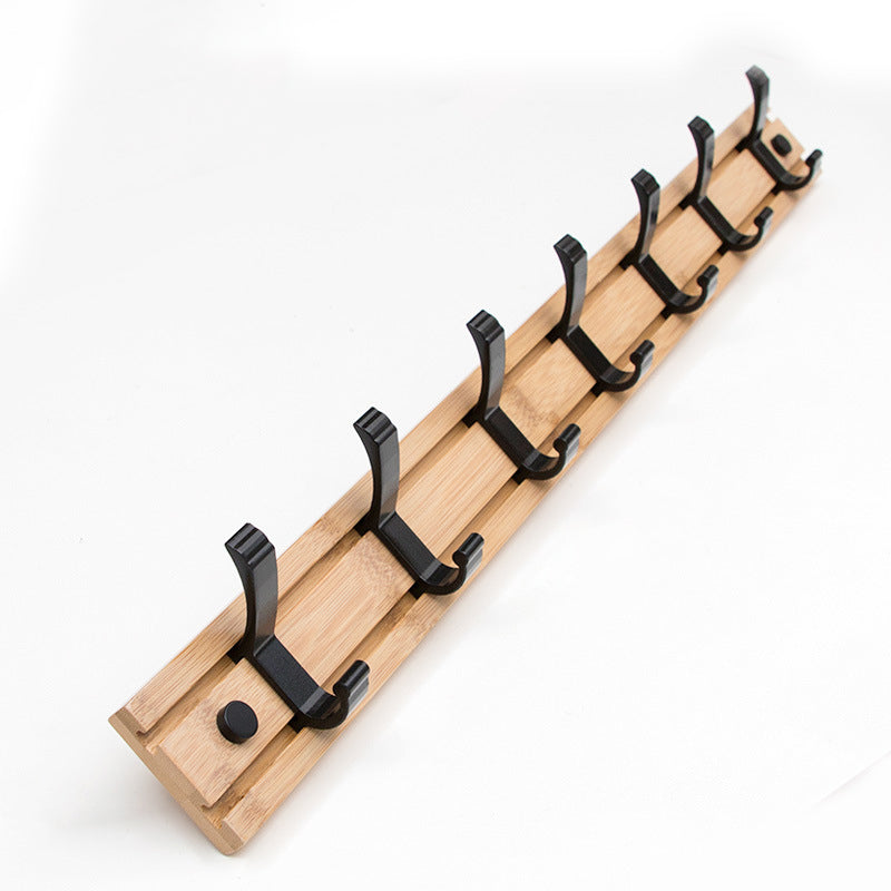 Zeitgenössischer Eingangs -Kit Holzwand montiert Doppelteckhaken enthalten Hallstand