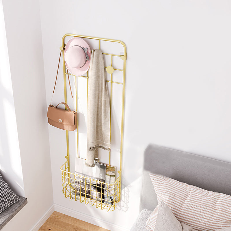 Cestas de almacenamiento de colgilla de metal kit de entrada de entrada industrial