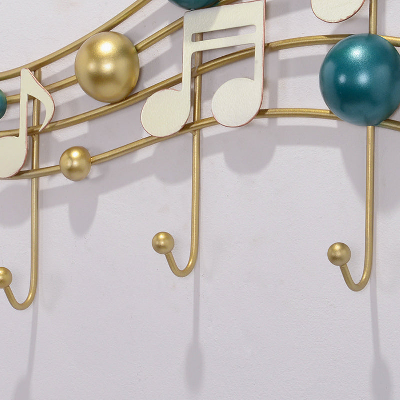 Glam Metal Hanger Courted Wall con ganchos de la colgilla del árbol del salón