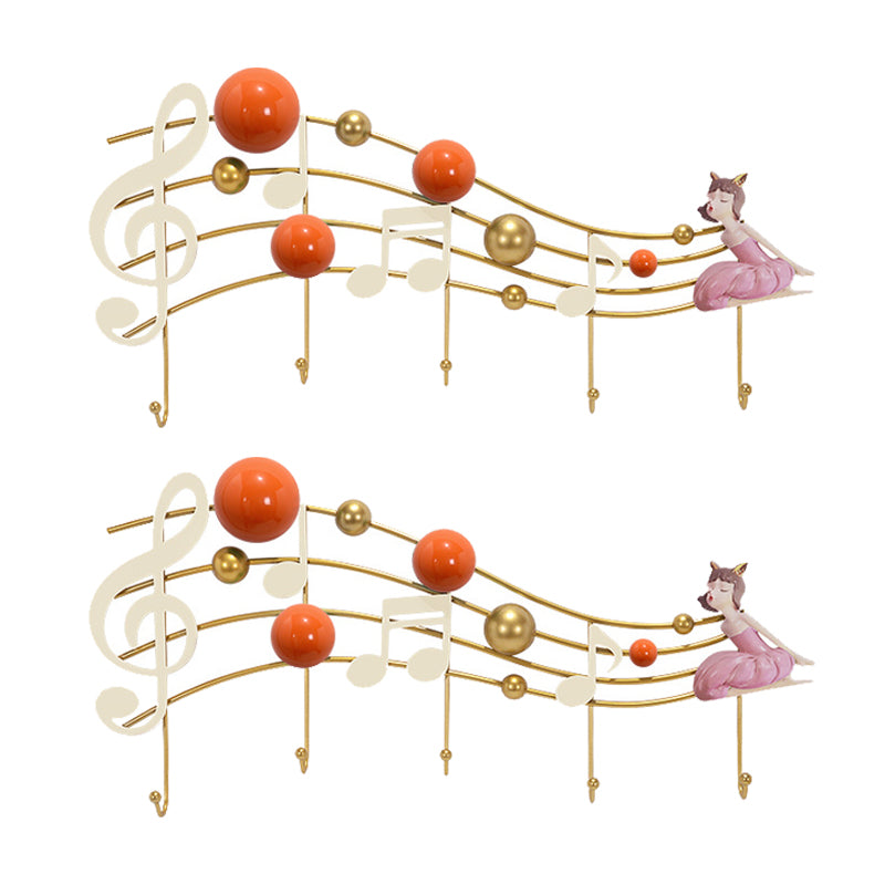 Glam Metal Hanger Courted Wall con ganchos de la colgilla del árbol del salón