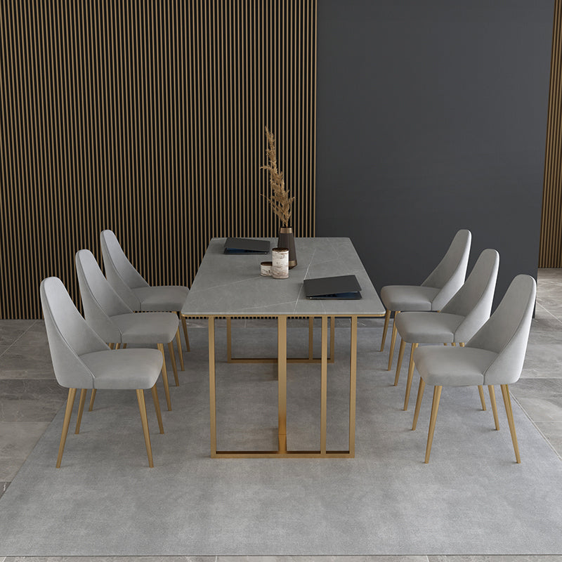 Tavolo da scrittura a casa di pietra sinterizzata tavola di incontri fissi industriale