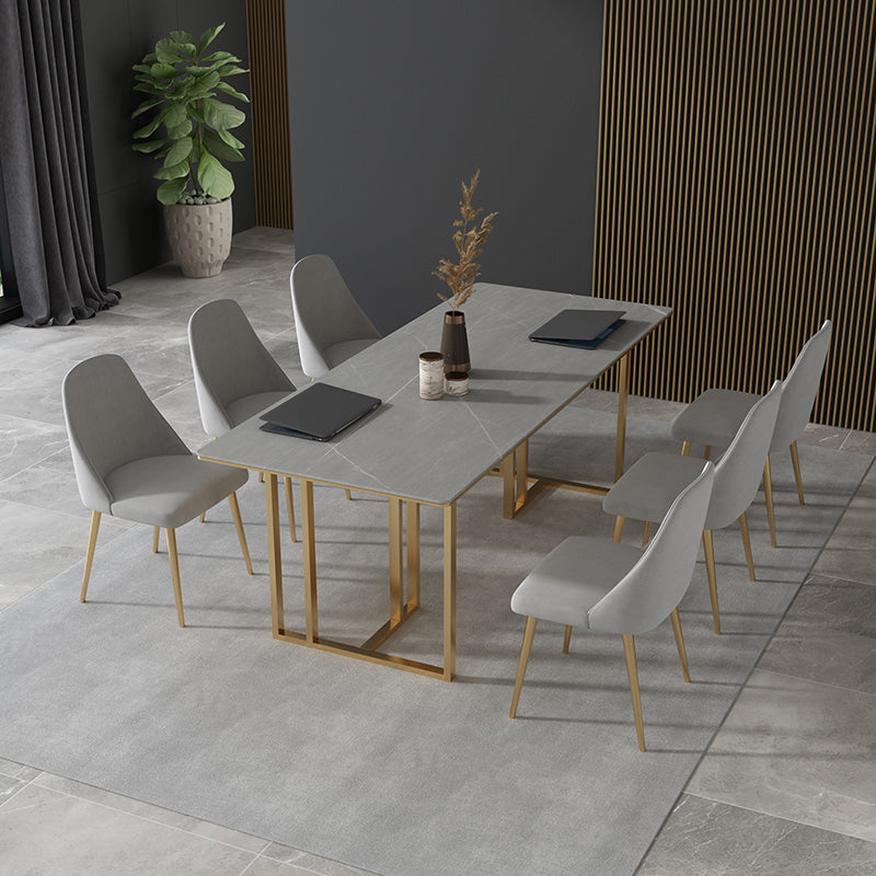 Tavolo da scrittura a casa di pietra sinterizzata tavola di incontri fissi industriale