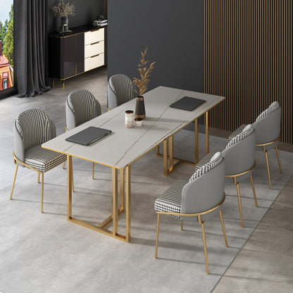 Tavolo da scrittura a casa di pietra sinterizzata tavola di incontri fissi industriale