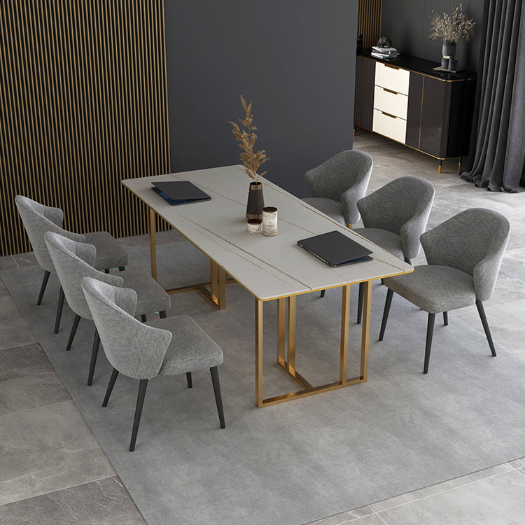 Tavolo da scrittura a casa di pietra sinterizzata tavola di incontri fissi industriale