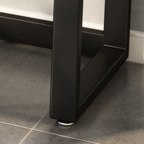 l shape固定書き書きテーブル産業オフィスデスクソリッドウッド