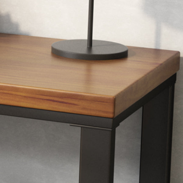 l shape固定書き書きテーブル産業オフィスデスクソリッドウッド