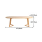 Oval Shape Meeting Table Simplicity Solid Wood Writing Desk for Home Office Clearhalo 'furn' 'furn_office_desk' 'Furniture' 'Office Desks' 'Office Furniture' 'office_desk' 5523400