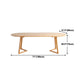 Oval Shape Meeting Table Simplicity Solid Wood Writing Desk for Home Office Clearhalo 'furn' 'furn_office_desk' 'Furniture' 'Office Desks' 'Office Furniture' 'office_desk' 5523402