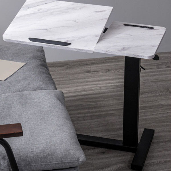 モダンスタイルの人工木製デスクホーム寮調整可能なライティングデスク、31.4 "L x 15.7" w