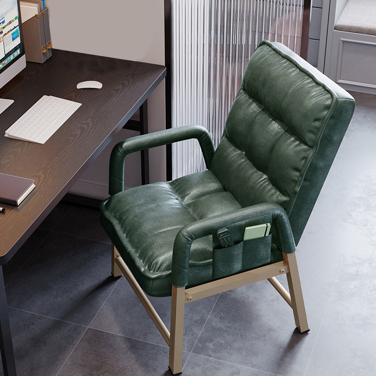 Modern Adjustable Back Height Task Chair Home Office Computer Chair Green Without Footrest Clearhalo 'furn' 'furn_office_chair' 'Furniture' 'Office Chairs' 'Office Furniture' 'office_chair' 5523470