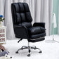 Modern Computer Ergonomic Upholstered Chair Height-adjustable Office Chair for Office Black With Footrest Sponge Clearhalo 'furn' 'furn_office_chair' 'Furniture' 'Office Chairs' 'Office Furniture' 'office_chair' 5523564