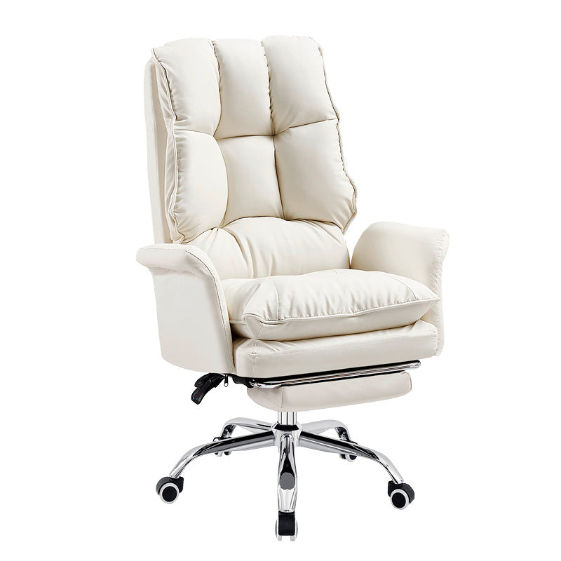 Modern Computer Ergonomic Upholstered Chair Height-adjustable Office Chair for Office Clearhalo 'furn' 'furn_office_chair' 'Furniture' 'Office Chairs' 'Office Furniture' 'office_chair' 5523567