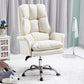Modern Computer Ergonomic Upholstered Chair Height-adjustable Office Chair for Office White Without Footrest Clearhalo 'furn' 'furn_office_chair' 'Furniture' 'Office Chairs' 'Office Furniture' 'office_chair' 5523570