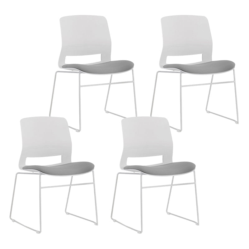 Moderner 31,89-Zoll-Arbeitsstuhl Ergonomischer Bürostuhl ohne Armlehnen