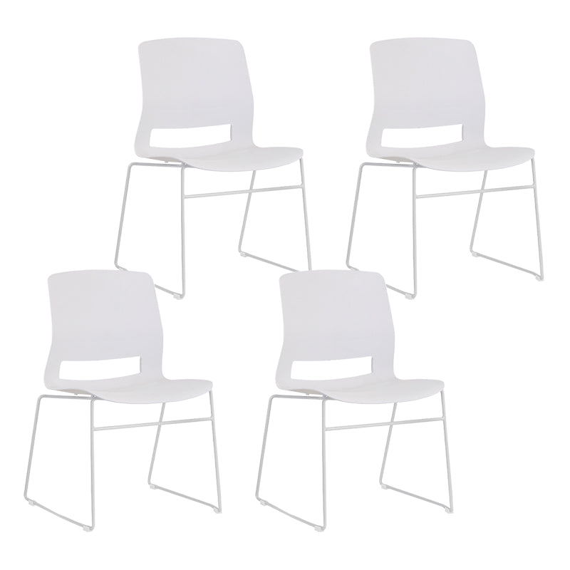 Moderner 31,89-Zoll-Arbeitsstuhl Ergonomischer Bürostuhl ohne Armlehnen