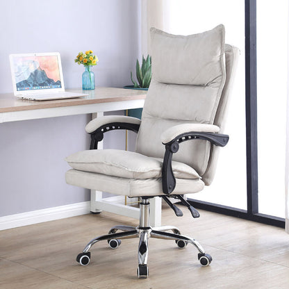 Contemporary Managers Chair High Back Executive Ergonomic Chair Gray-White Without Footrest Clearhalo 'furn' 'furn_office_chair' 'Furniture' 'Office Chairs' 'Office Furniture' 'office_chair' 5523657