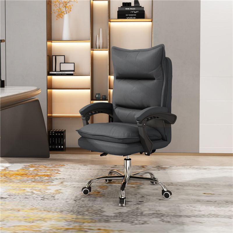 Contemporary Managers Chair High Back Executive Ergonomic Chair Dark Gray Without Footrest Clearhalo 'furn' 'furn_office_chair' 'Furniture' 'Office Chairs' 'Office Furniture' 'office_chair' 5523659