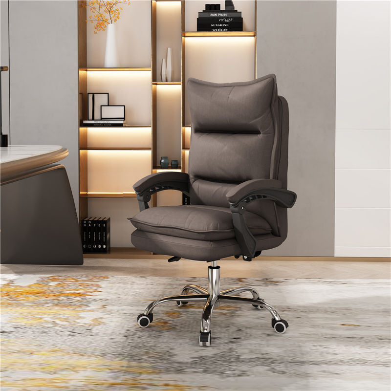 Contemporary Managers Chair High Back Executive Ergonomic Chair Coffee Without Footrest Clearhalo 'furn' 'furn_office_chair' 'Furniture' 'Office Chairs' 'Office Furniture' 'office_chair' 5523661