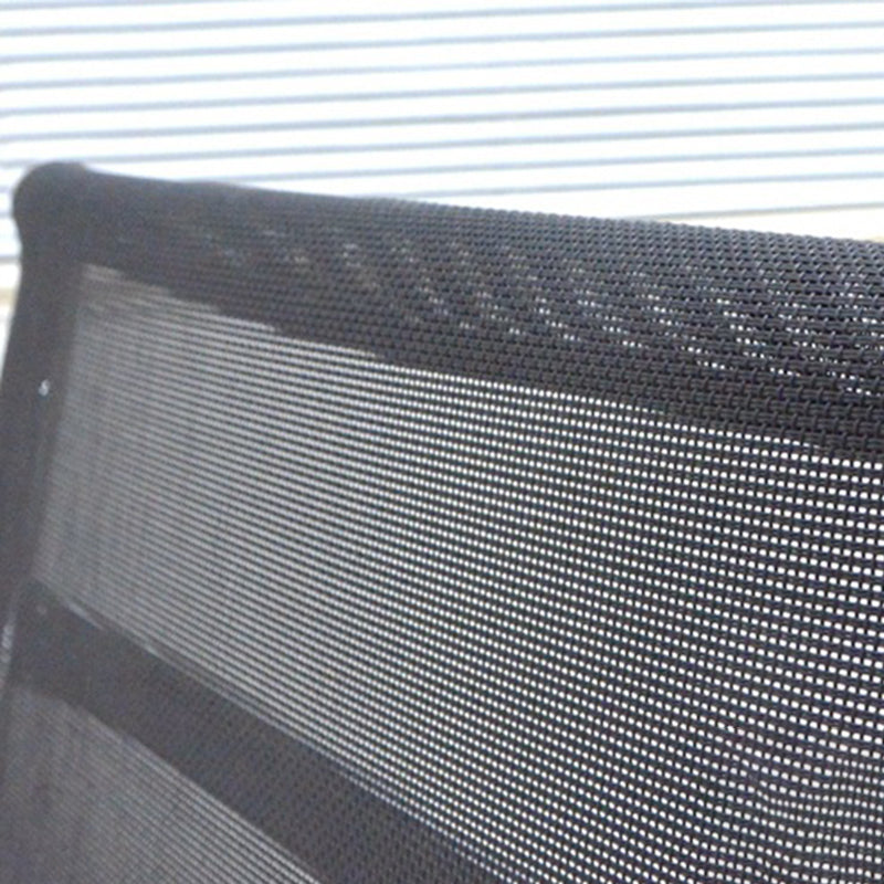 Moderne Black Metal Desk -stoel met midrug en hight Back Home Bureau stoel