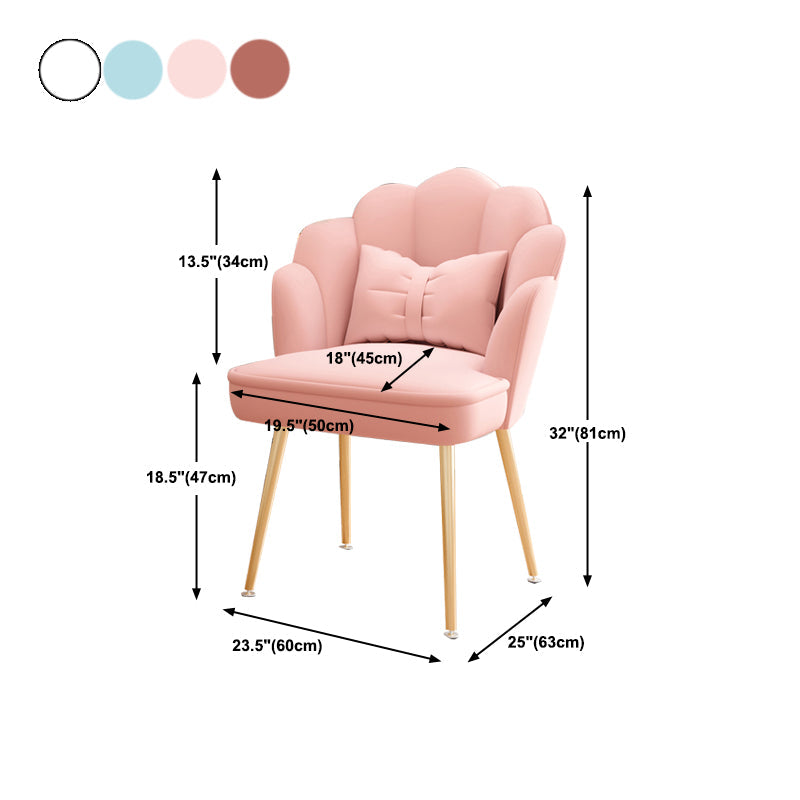 Fabric Desk Stuhl Moderner Armless Office Stuhl für Home Office