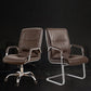 Modern Computer Faux Leather Chair Ergonomic Office Chair with Upholstered Clearhalo 'furn' 'furn_office_chair' 'Furniture' 'Office Chairs' 'Office Furniture' 'office_chair' 5523809