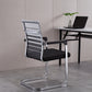 Modern Style Task Chair No Wheels Office Chair with Fixed Arms