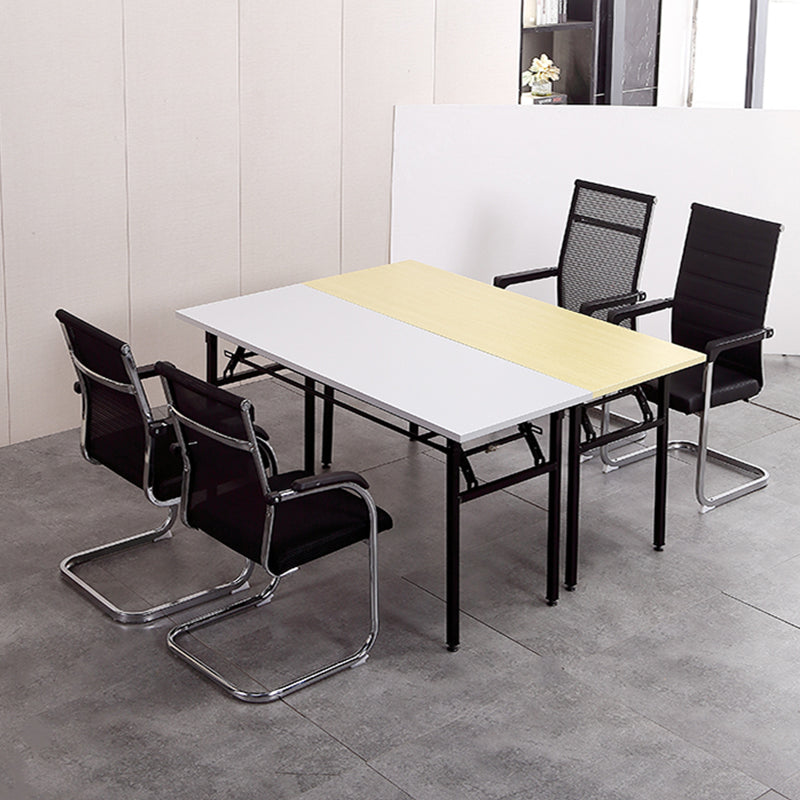 Silla de tareas de estilo moderno sin ruedas silla de oficina con brazos fijos