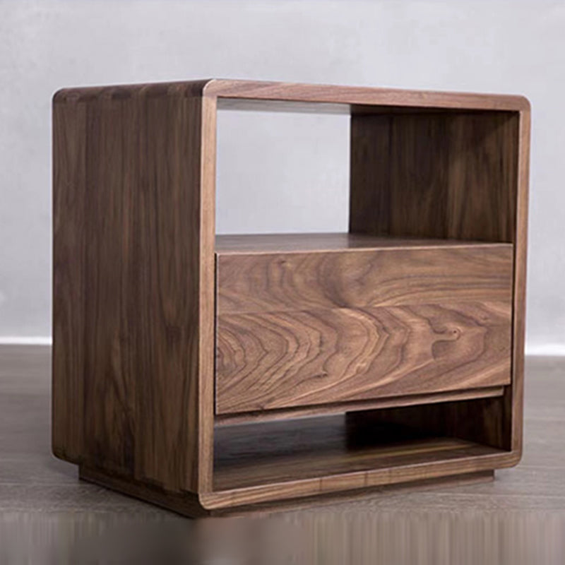 Modern da 20 "HED da 20" comodini in legno massiccio a legno massiccio da 1 tradotto tavolo da notte