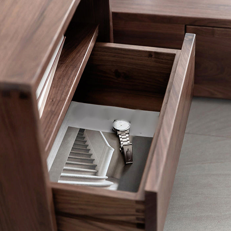 Modern da 20 "HED da 20" comodini in legno massiccio a legno massiccio da 1 tradotto tavolo da notte