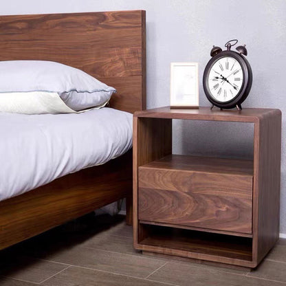 Modern da 20 "HED da 20" comodini in legno massiccio a legno massiccio da 1 tradotto tavolo da notte