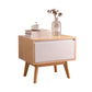 Bois de nuit de lit de nuit moderne en bois massif des jambes de rangement inclus la table de nuit