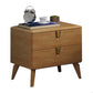 Bois de nuit de lit de nuit moderne en bois massif des jambes de rangement inclus la table de nuit
