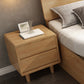 Bois de nuit de lit de nuit moderne en bois massif des jambes de rangement inclus la table de nuit