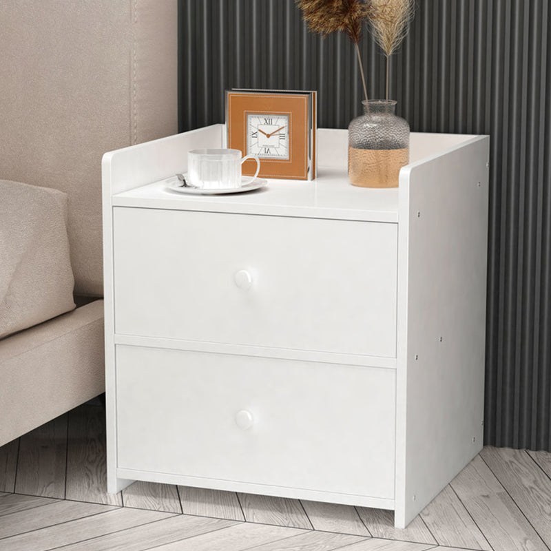 Tavolo da letto moderno da 16 "H IMITAZIONE DEL CASSAGGIO IN LEGNO TABELLA NOTTE