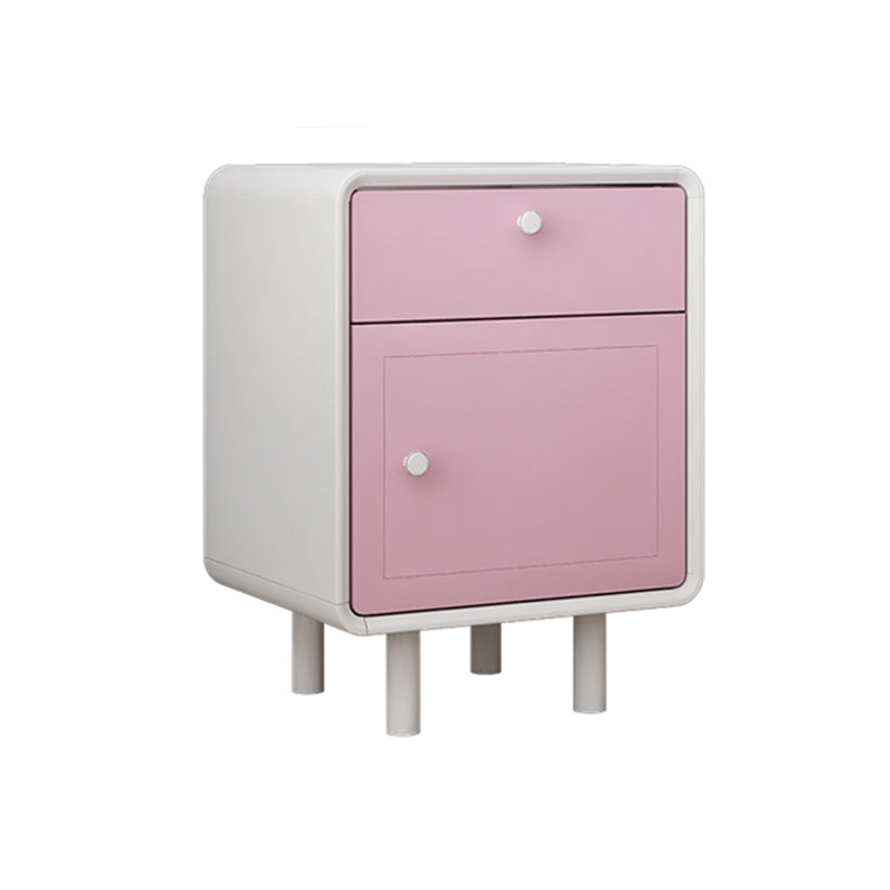 Nightand de lit en bois massif moderne 1 dessin du côté gauche du côté gauche table de nuit en bois avec porte