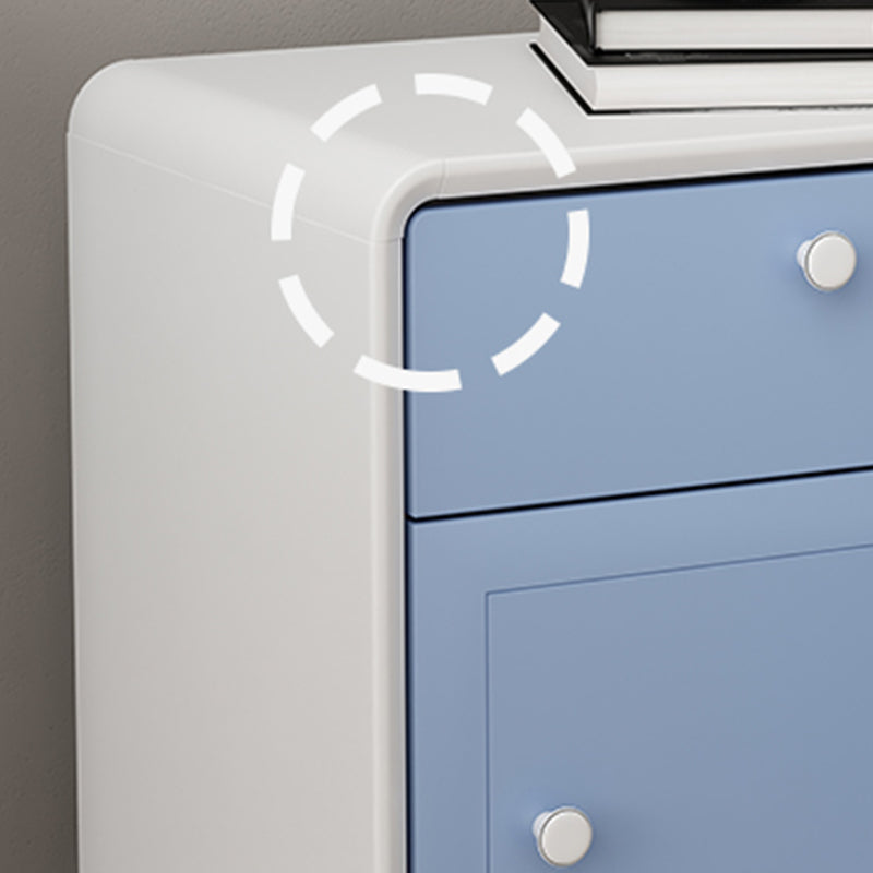 Modern massief houten bed nachtkastje