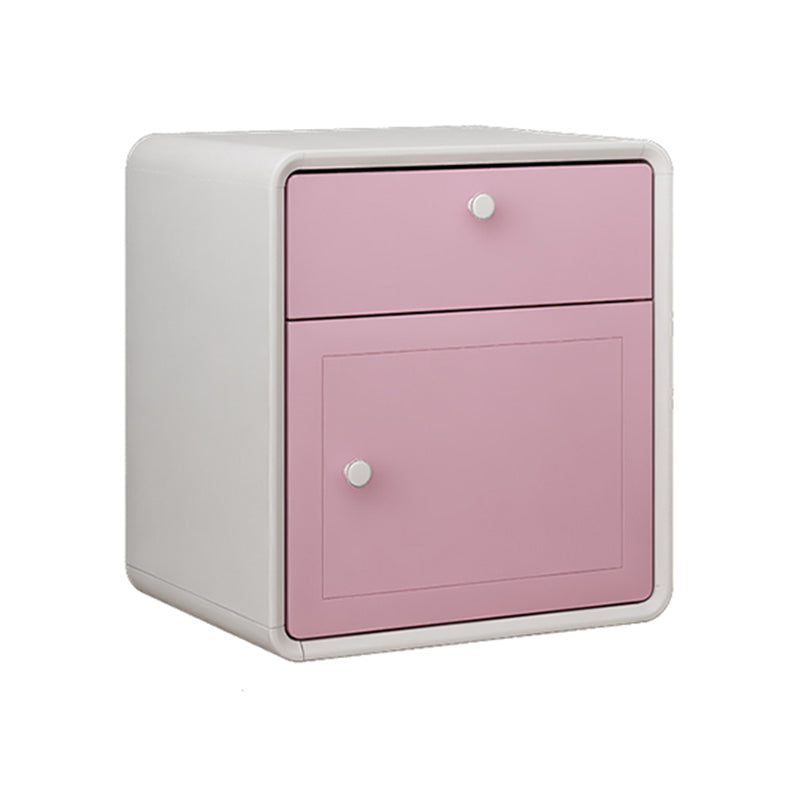 Modern massief houten bed nachtkastje