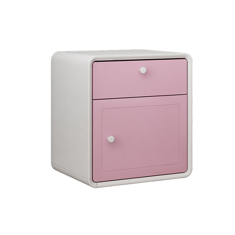 Nightand de lit en bois massif moderne 1 dessin du côté gauche du côté gauche table de nuit en bois avec porte