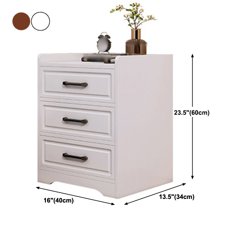 Modern Imitation Wood Nightstand Drawer Storage Accent Table Nightstand Clearhalo 'Bedroom Furniture' 'furn' 'furn_night_stand' 'Furniture' 'night_stand' 'Nightstands' 5524248