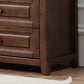 Commode de rangement de chambre à coucher brun traditionnel avec tiroirs