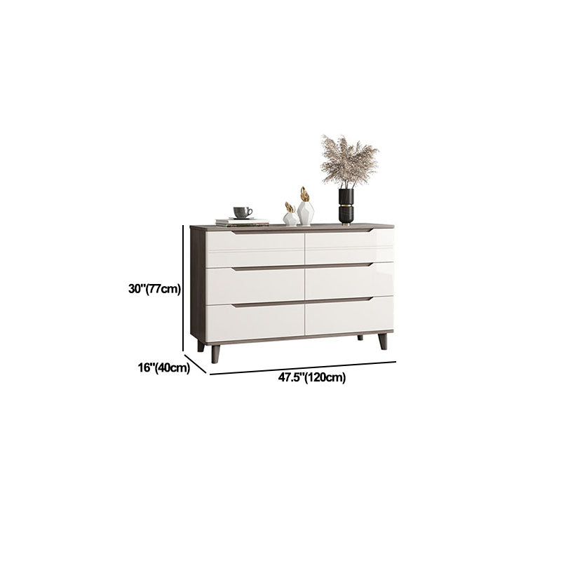 White Storage Chest Modern Style Bedroom Storage Chest Dresser with Drawers Clearhalo 'Bedroom Furniture' 'Dressers & Chests' 'dressers_chests' 'furn' 'furn_dressers_chests' 'Furniture' 5524347
