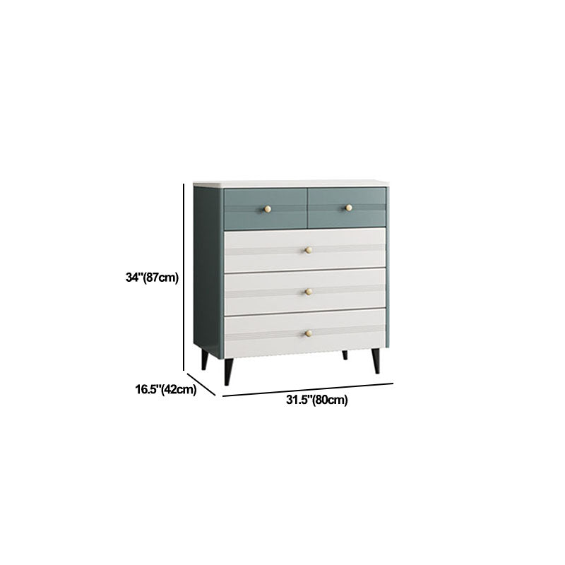 White Storage Chest Modern Style Bedroom Storage Chest Dresser with Drawers Clearhalo 'Bedroom Furniture' 'Dressers & Chests' 'dressers_chests' 'furn' 'furn_dressers_chests' 'Furniture' 5524348