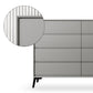 16" D Storage Chest Modern Style Bedroom Storage Chest Dresser in White and Grey Clearhalo 'Bedroom Furniture' 'Dressers & Chests' 'dressers_chests' 'furn' 'furn_dressers_chests' 'Furniture' 5524362