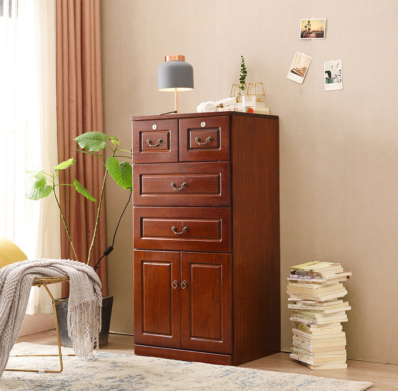 18" D Storage Chest Modern Style Bedroom Storage Chest Dresser with Drawers and Doors Clearhalo 'Bedroom Furniture' 'Dressers & Chests' 'dressers_chests' 'furn' 'furn_dressers_chests' 'Furniture' 5524397