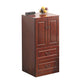 18" D Storage Chest Modern Style Bedroom Storage Chest Dresser with Drawers and Doors 20"L x 18"W x 39"H Brown 2 Clearhalo 'Bedroom Furniture' 'Dressers & Chests' 'dressers_chests' 'furn' 'furn_dressers_chests' 'Furniture' 5524398